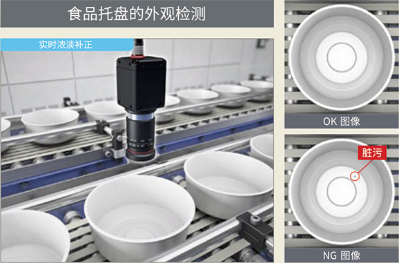 Visual inspection of food trays